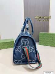 Uubags | Gucci large bag in blue denim 45x27x20cm - 2