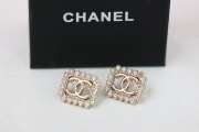 Uubags | Chanel earrings black with diamond - 3