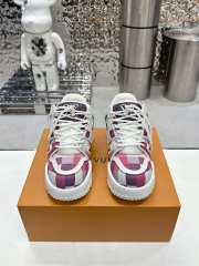 Uubags | Louis Vuitton Trainer Maxi Brown Damoflage In White/pink/purple - 6