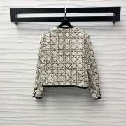 Uubags | Dior Cannage Cropped Jacket Beige and Black Cotton-Blend Tweed - 6