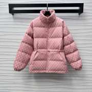 Uubags | Gucci canvas bomber jacket pink and ebony GG canvas - 1