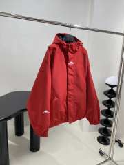 Uubags | Balenciaga 3B Sports Icon Ski Parka in red technical ripstop - 6