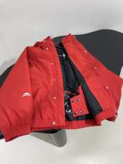 Uubags | Balenciaga 3B Sports Icon Ski Parka in red technical ripstop - 5