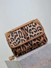 Uubags | YSL Niki Leopard Print Bag In Brown 22x16.5x12cm - 3