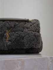 Uubags | YSL Jamie small in shearling bag 25x15x7.5cm - 4