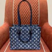 UubUubags | Louis Vuitton Monogram Denim Onthego Bag 35x28x15cm - 1