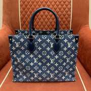 UubUubags | Louis Vuitton Monogram Denim Onthego Bag 35x28x15cm - 6