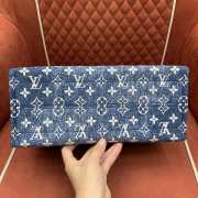 UubUubags | Louis Vuitton Monogram Denim Onthego Bag 35x28x15cm - 3