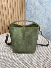 Uubags | YSL Le 37 in green suede leather 20x25x16cm - 1