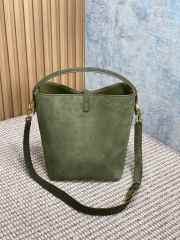 Uubags | YSL Le 37 in green suede leather 20x25x16cm - 6