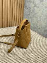 Uubags | YSL Le 37 small in brown suede leather 17x20x13cm - 4