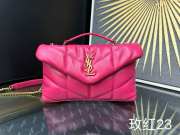 Uubags | YSL Puffer bag in pink nappa leather 23x15.5x8.5cm - 1