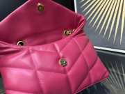 Uubags | YSL Puffer bag in pink nappa leather 23x15.5x8.5cm - 5