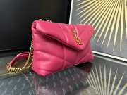 Uubags | YSL Puffer bag in pink nappa leather 23x15.5x8.5cm - 3