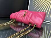 Uubags | YSL Puffer bag in pink nappa leather 23x15.5x8.5cm - 4