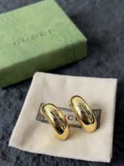 Uubags | Gucci Hollow G motif earrings metal with gold-toned finish - 1