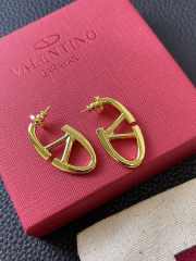 Uubags | Valentino Vlogo the bold edition metal earrings gold-tone finish - 1