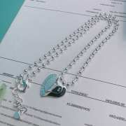 Uubags | Tiffany & Co double heart tag pedant necklace - 4