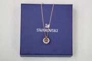 Uubags | Swarovski Dextera pendant Round cut, White, Rose gold-tone plated necklace - 1