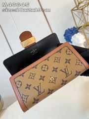 Uubags | Louis Vuitton M46645 Dauphine Wallet 10x2x19cm - 4