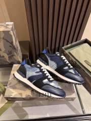 Uubags | Valentino Garavani Rockrunner Camouflage Denim Sneaker - 1