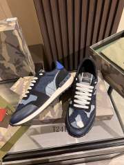 Uubags | Valentino Garavani Rockrunner Camouflage Denim Sneaker - 4