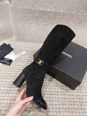 Uubags | Chanel Lamssuede & glanzend kalfsleer boots 02 - 3