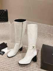 Uubags | Chanel Lamssuede & glanzend kalfsleer boots 03 - 3