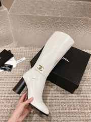 Uubags | Chanel Lamssuede & glanzend kalfsleer boots 03 - 2