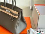 Uubags | Hermes Birkin 30cm Bordeaux Togo Bag In Grey - 6