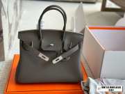 Uubags | Hermes Birkin 30cm Bordeaux Togo Bag In Grey - 5