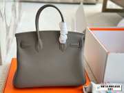 Uubags | Hermes Birkin 30cm Bordeaux Togo Bag In Grey - 3