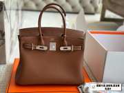 Uubags | Hermes Birkin 30cm Bordeaux Togo Bag In Brown - 6