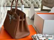 Uubags | Hermes Birkin 30cm Bordeaux Togo Bag In Brown - 3