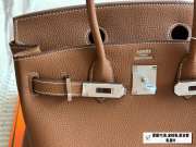 Uubags | Hermes Birkin 30cm Bordeaux Togo Bag In Brown - 2