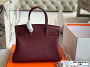 Uubags Hermes Birkin 30cm Bordeaux Togo Bag In Burgundy - 2