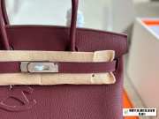 Uubags Hermes Birkin 30cm Bordeaux Togo Bag In Burgundy - 5