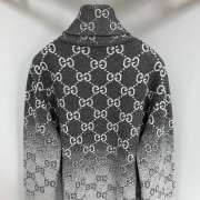 Uubags | Gucci degrade wool jacquard sweater in grey - 6