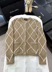 Uubgas | Chanel 23N cashmere coco neige knit sweater - 1