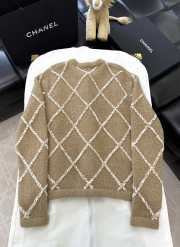 Uubgas | Chanel 23N cashmere coco neige knit sweater - 2