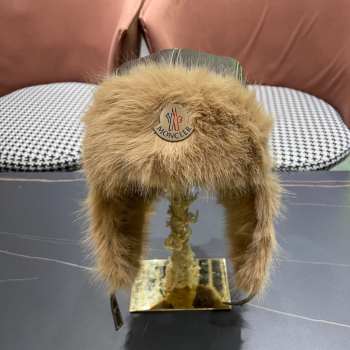 Uubags | Moncler fur winter hat in brown