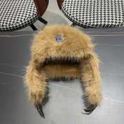 Uubags | Moncler fur winter hat in brown - 4