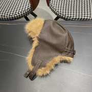 Uubags | Moncler fur winter hat in brown - 3