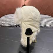 Uubags | Moncler fur winter hat in white - 4