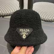 Uubags | Prada fur bucket hat in black - 1