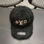 Uubags | Louis Vuitton fur cap in black - 2