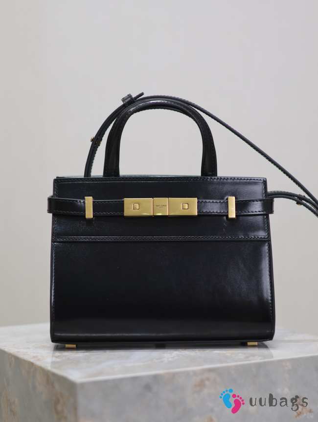 Uubags | YSL Small Manhattan in Box Black Bag 21x16x9cm - 1