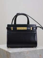 Uubags | YSL Small Manhattan in Box Black Bag 21x16x9cm - 1