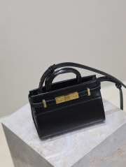 Uubags | YSL Small Manhattan in Box Black Bag 21x16x9cm - 5