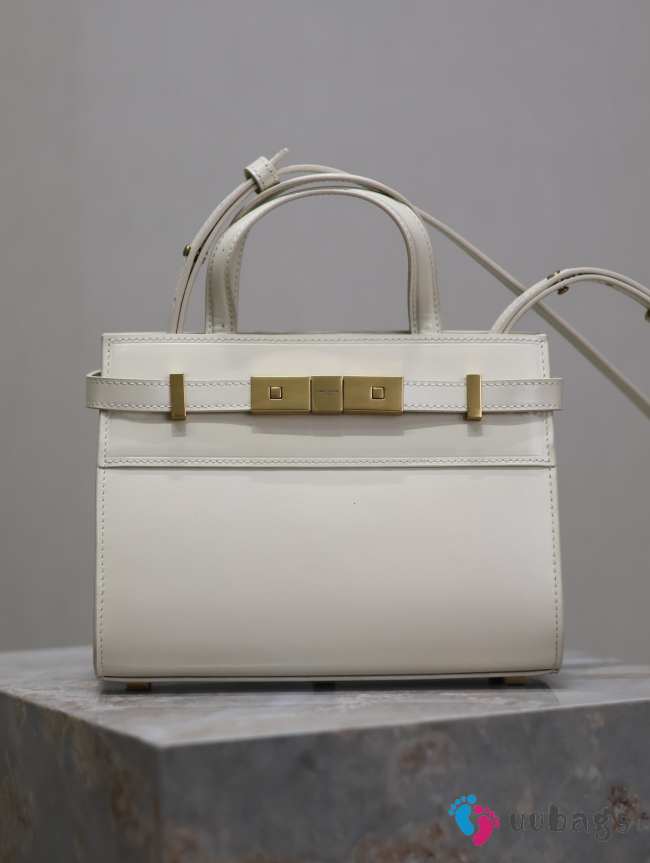 Uubags | YSL Small Manhattan in Box White Bag 21x16x9cm - 1